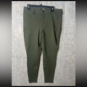 Liverpool Los Angeles Women Sz 12‎ Green Stretch Skinny Professional Pants
